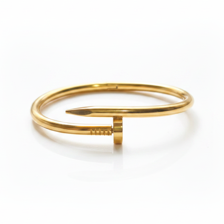 ✨Stainless steel gold Nail cuff bracelet✨