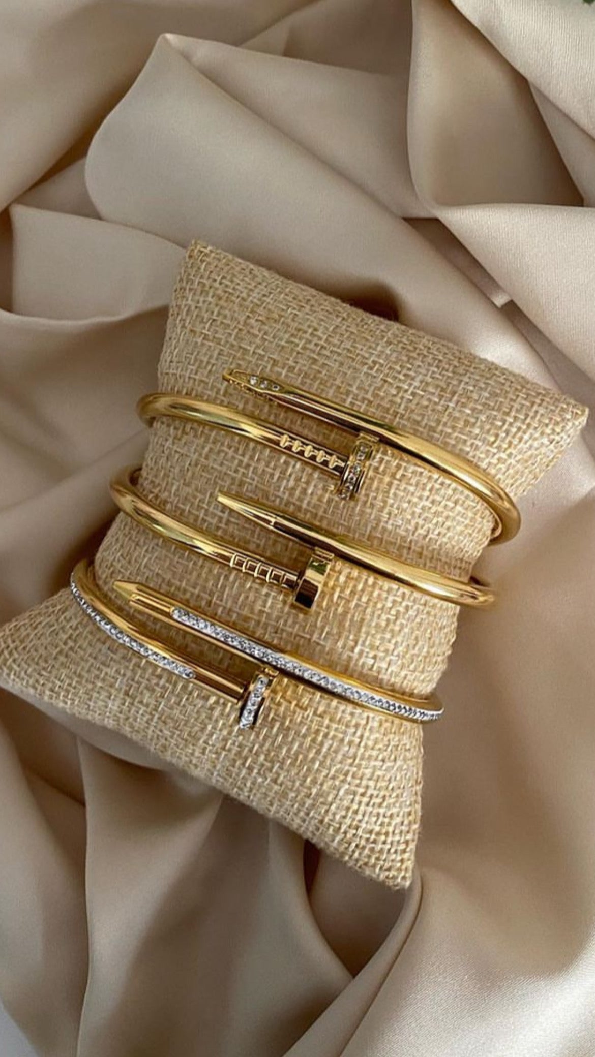 Exclusive Nail Stack bracelet Set