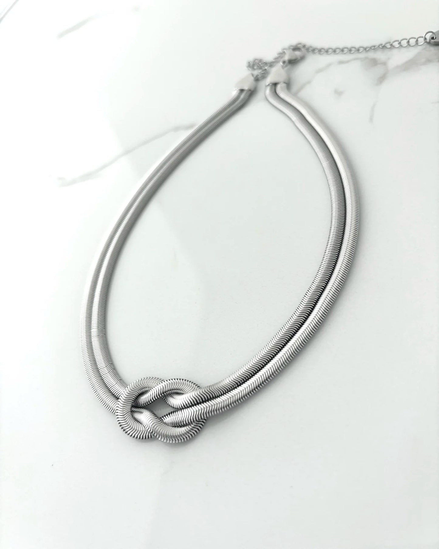 ✨Stainless steel Layered Silver Snake chain Bracelet ✨