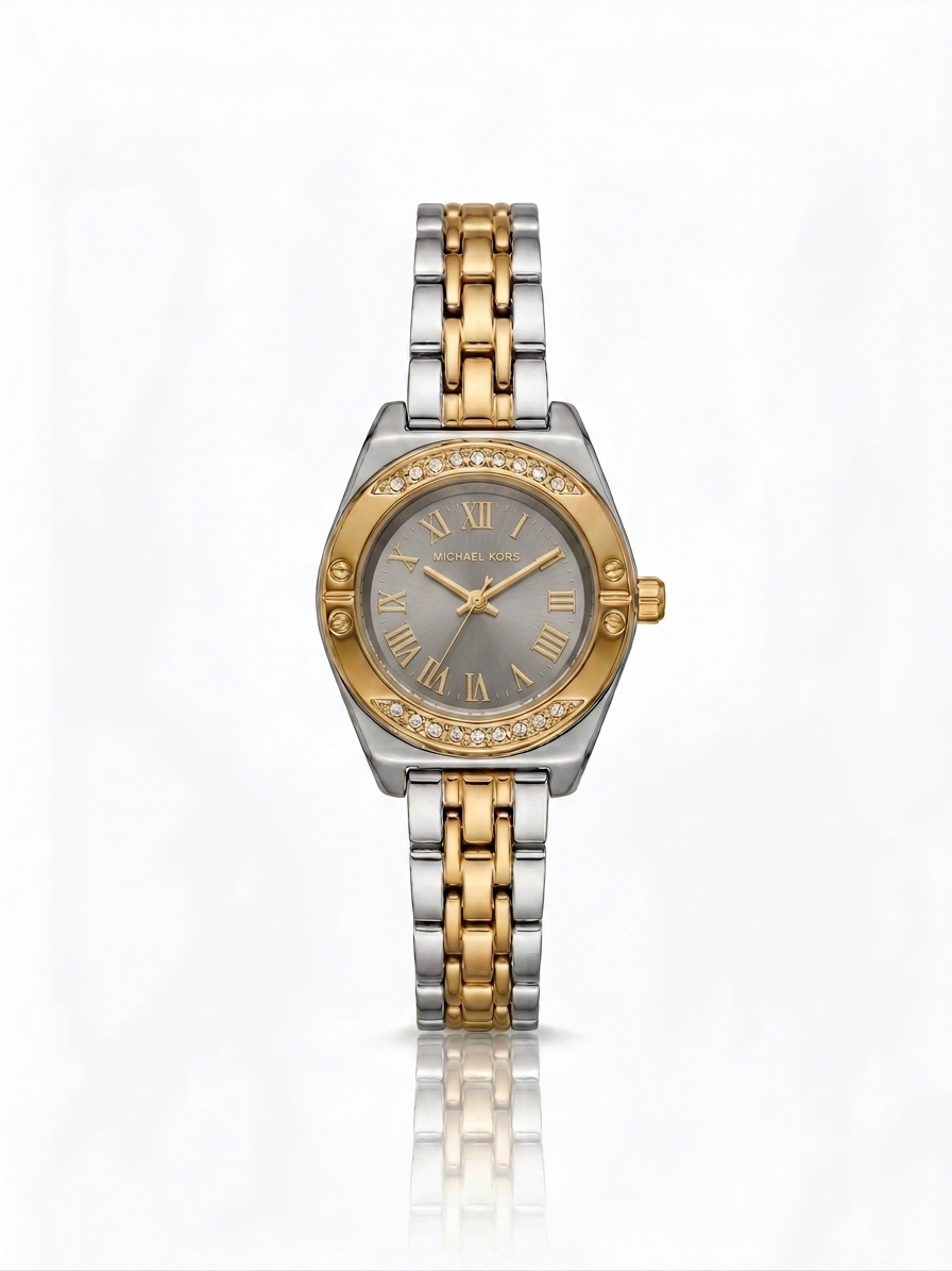 ✨Exquisite Women's Elegant Mk SilverXGold Wrist Watch✨