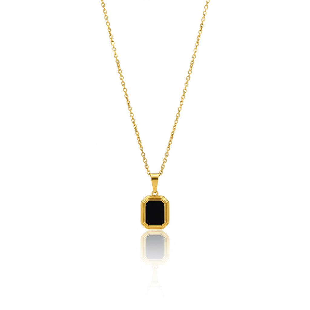 ✨18k Gold Black Serenade Pendant ✨