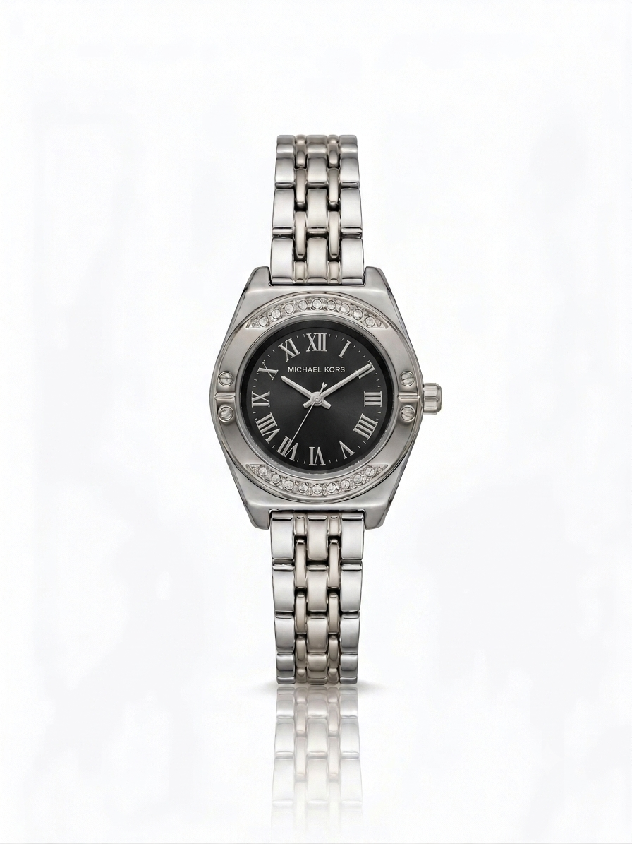 ✨Exquisite Women's Elegan Silver Black dial Wrist Watch✨