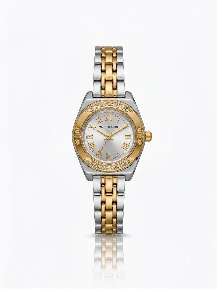 ✨Exquisite Women's Elegant Mk SilverXGold Wrist Watch✨