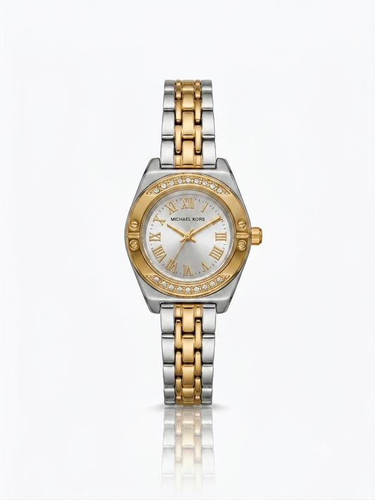 ✨Exquisite Women's Elegant Mk SilverXGold Wrist Watch✨