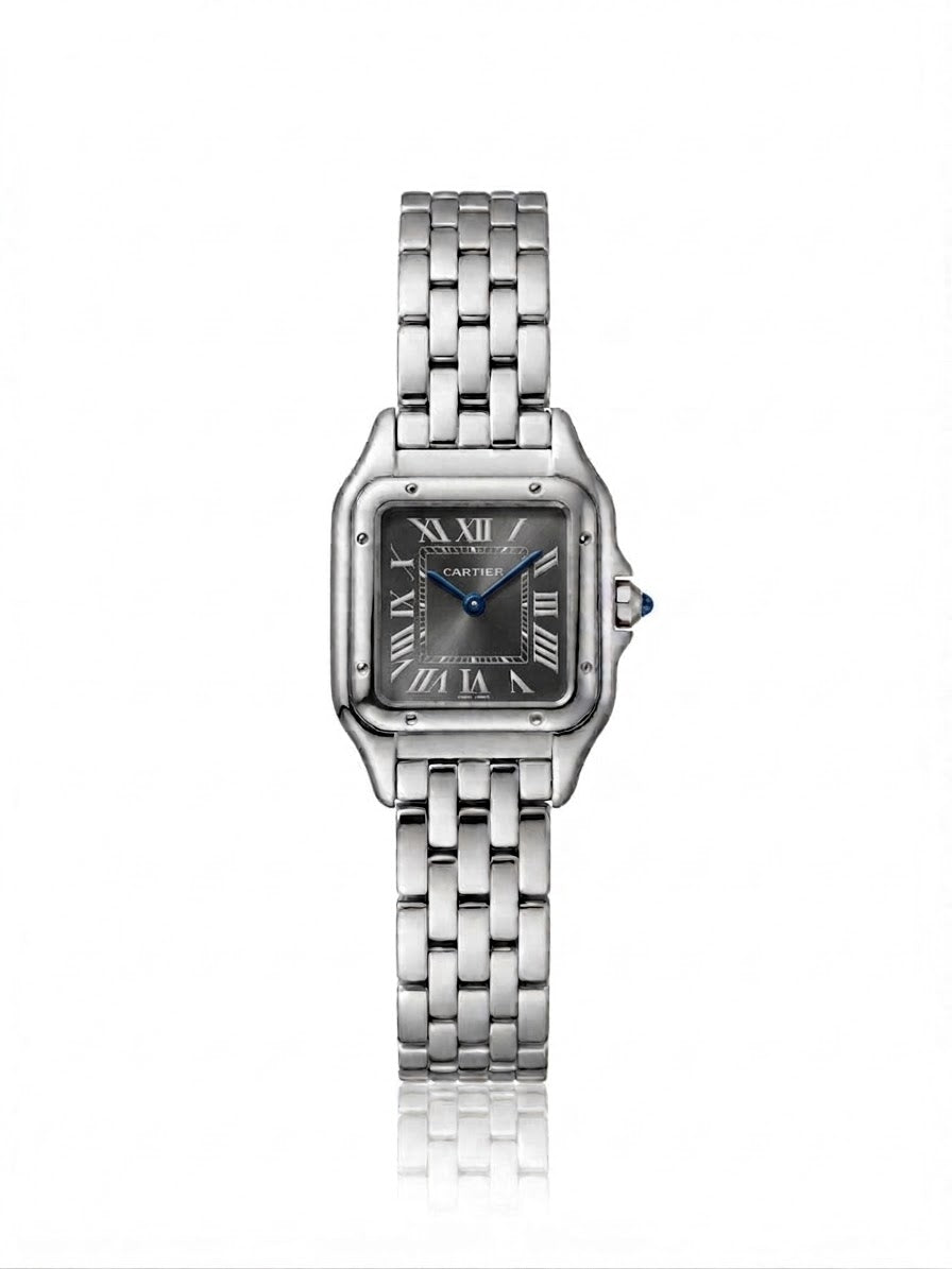 ✨Exquisite Silver stainless steel black dial Carté Watch✨.