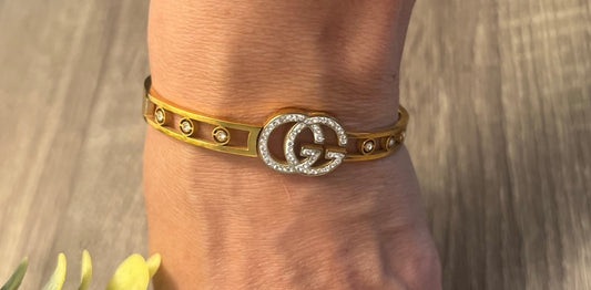 ✨Stainless steel Branded GG Cuff Bracelet ✨