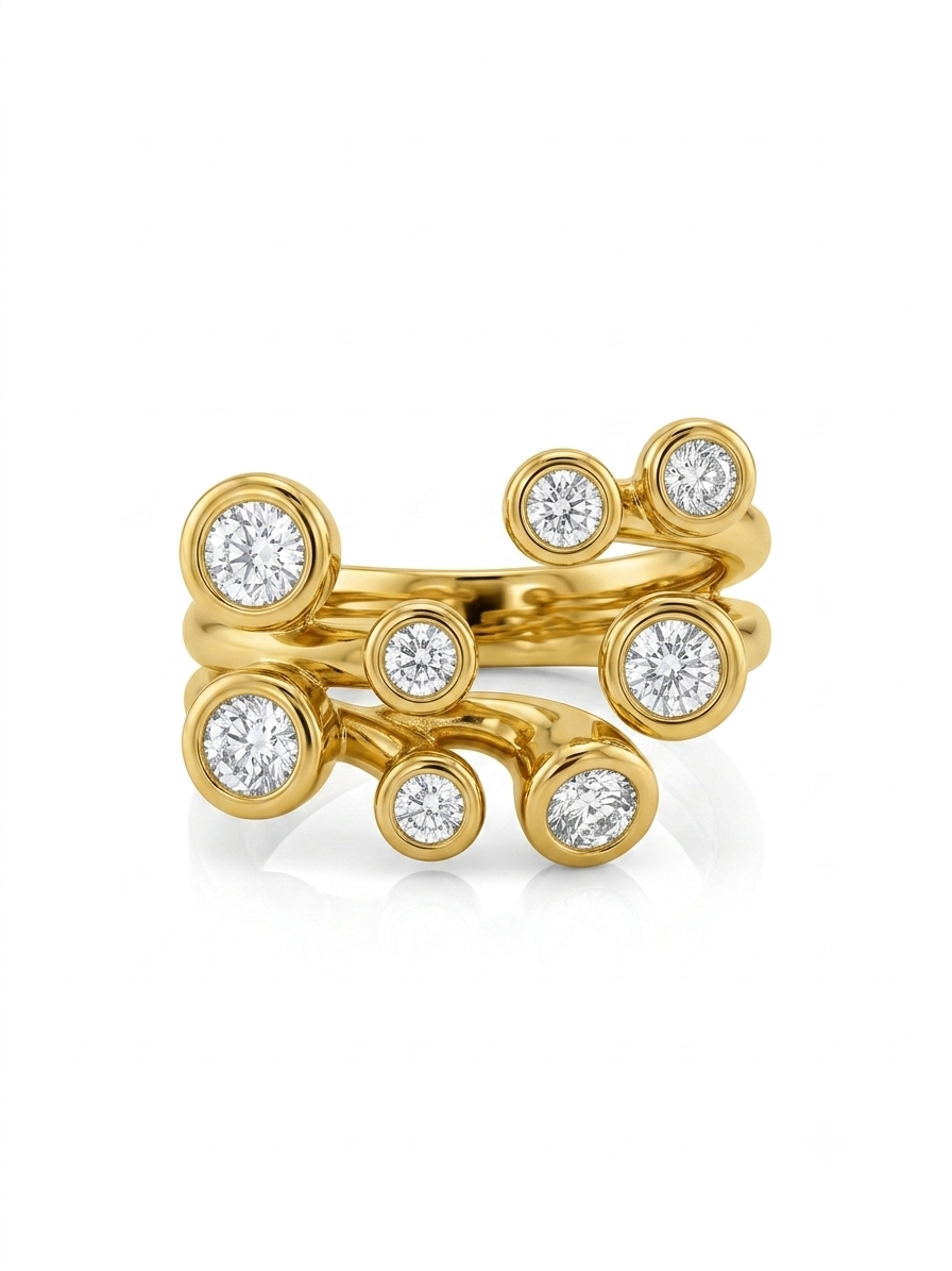 ✨Exclusive 5 Adjustable Gold Plated Titanium Adjustable Dream Gift Ring Set ✨
