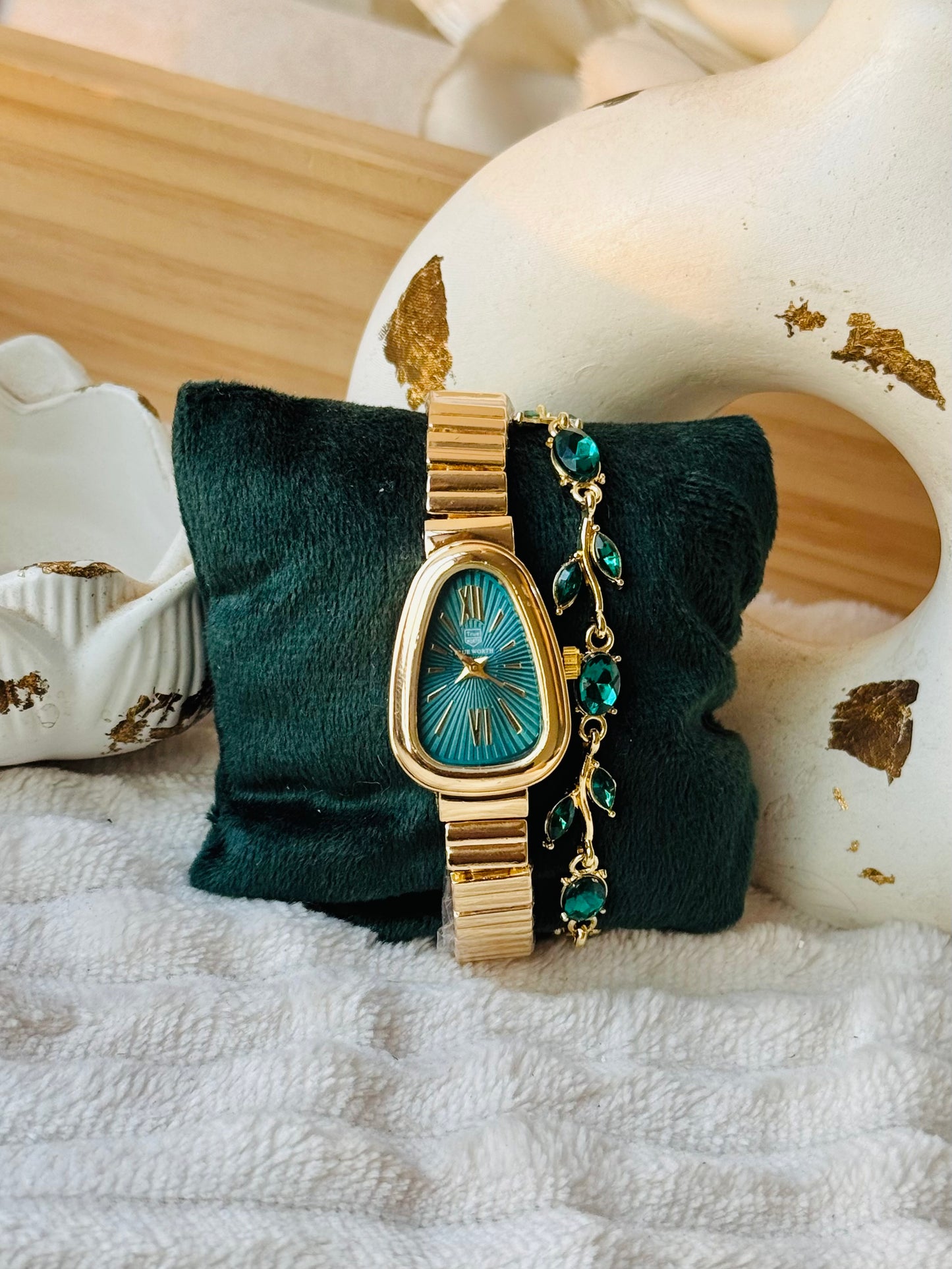 ✨ Premium Emerald Gold Stack ✨