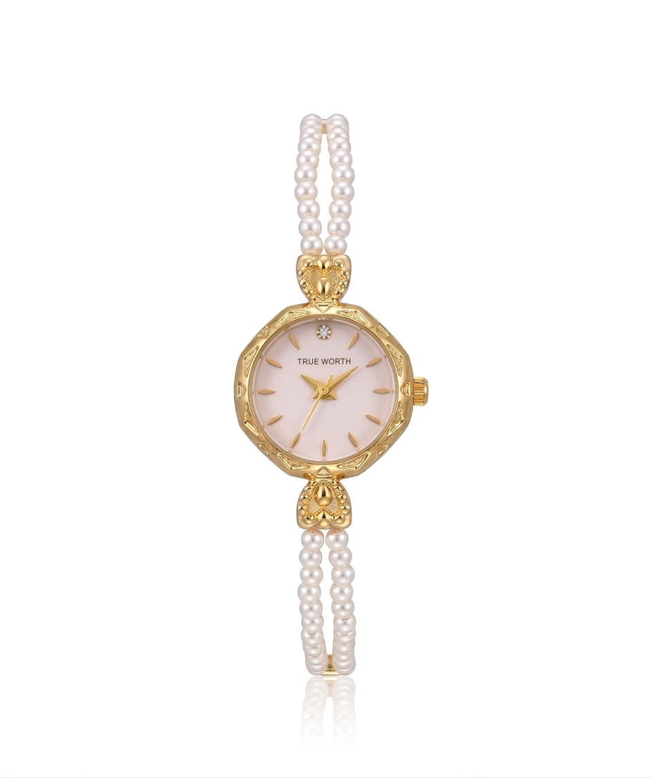 ✨Exclusive Classic Pearl baby pink Dial Watch✨