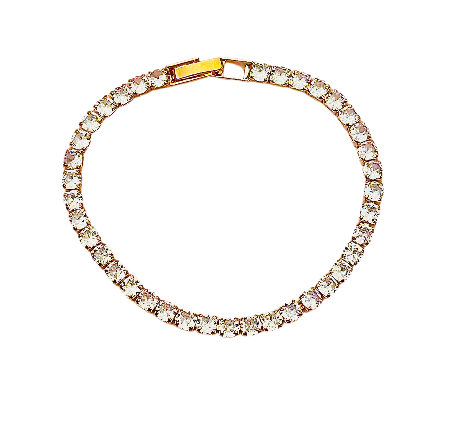 Crystal Gold Tennis bracelet