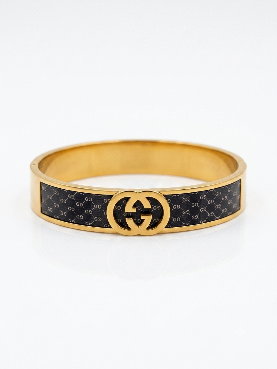 ✨Exclusive Leather Band GG Cuff bracelet ✨