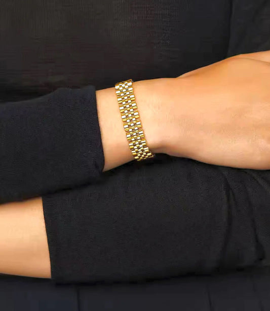 â¨22k Jubilee Band Pvd chain Bracelet â¨