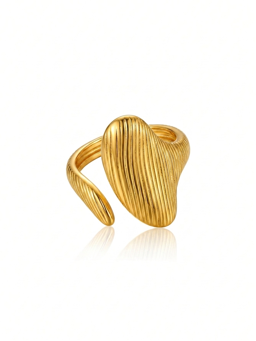 ✨Stainless steel Gold adjustable Shell Ring ✨