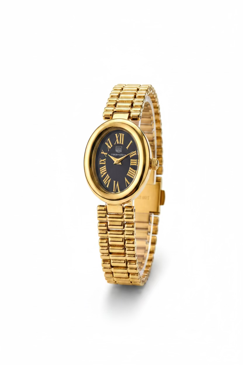 ✨Stainless Steel Blue Dial Golden jubilee Chain True Worth Watch ✨
