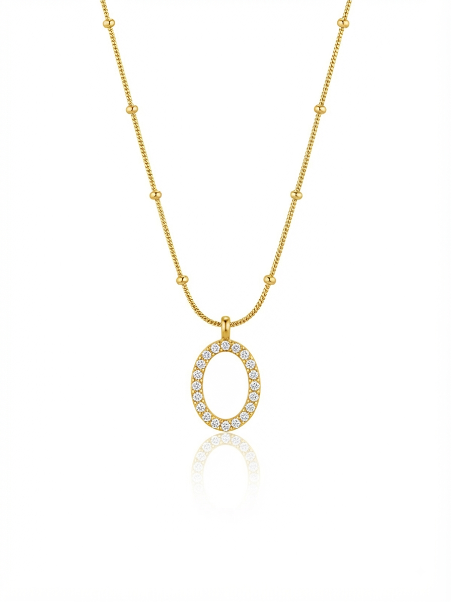 ✨Exquisite Stainless Steel Beaded chain Spherical pendant ✨
