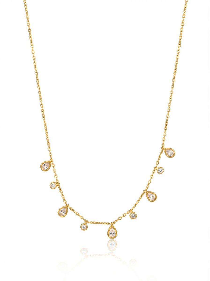 ✨Exclusive Drop Sleek Gold Necklace ✨