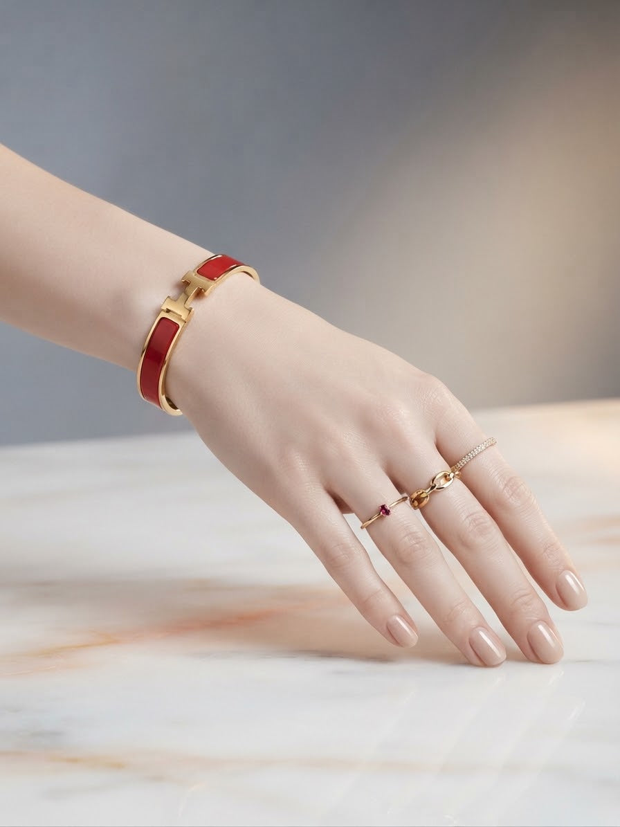 ✨High grade Lux Enamel Cuff Bracelet ✨