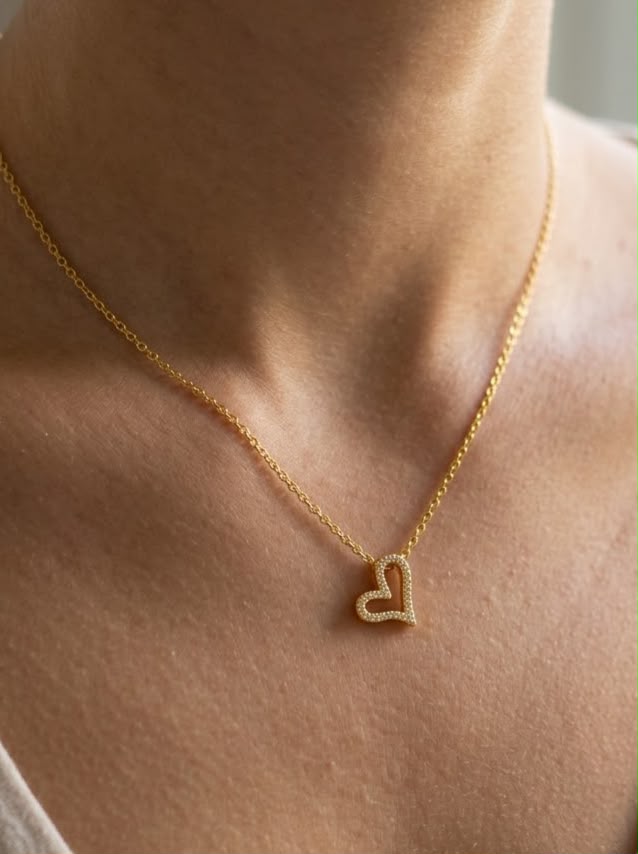 Emily Heart crystal pendant