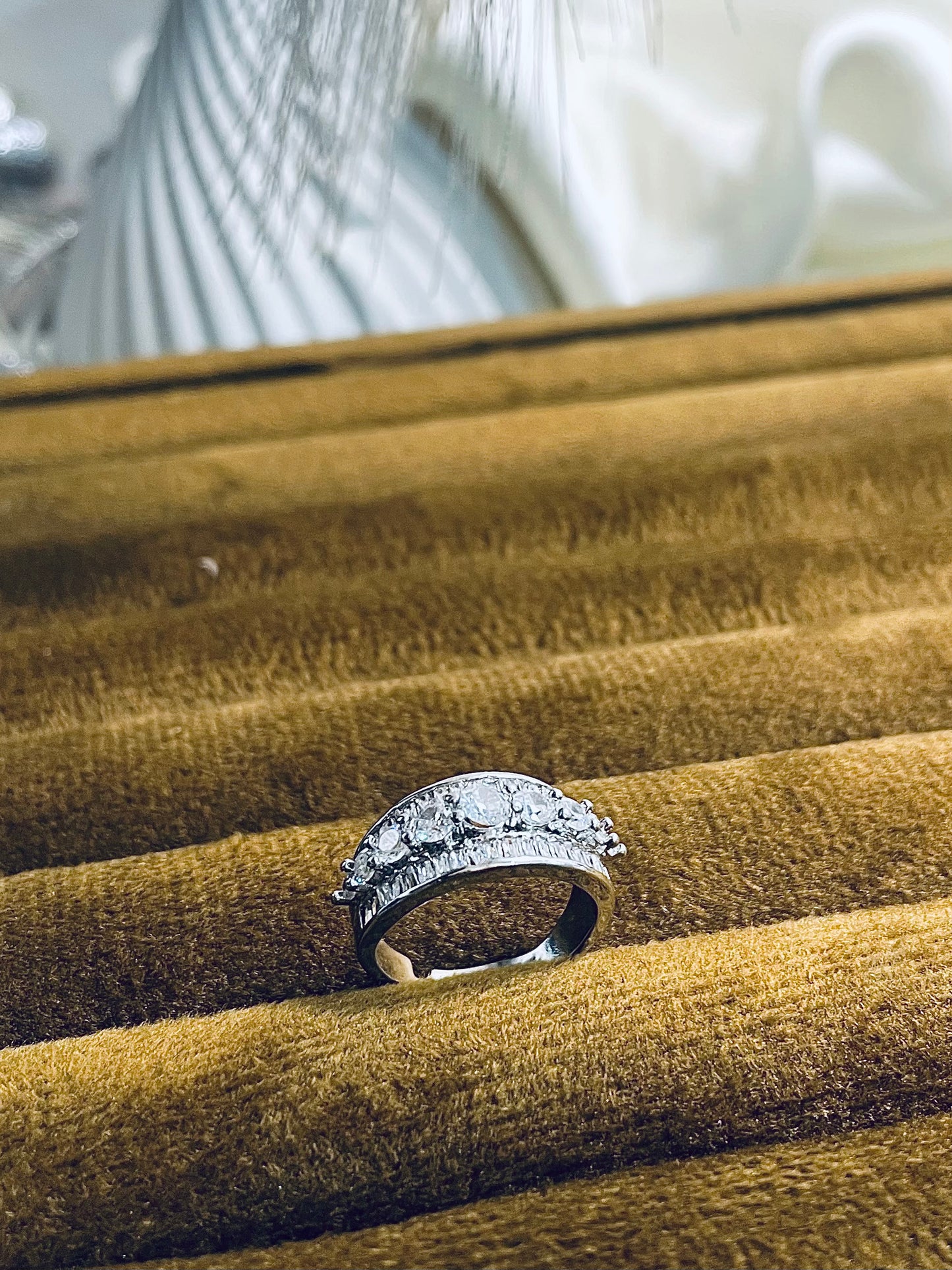 ✨ Crystal Zirconia Studded Adjustable Ring ✨