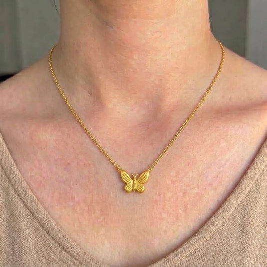✨Stainless steel Gold Butterfly pendant ✨