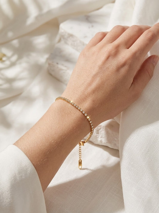 ✨Exquisite Tennis Gold Bracelet ✨
