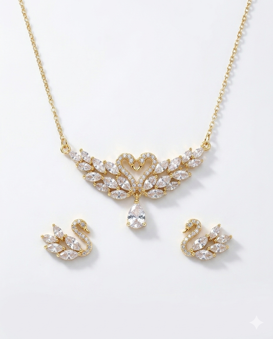 ✨Exclusive S925 Sterling zirconium Swan set ✨