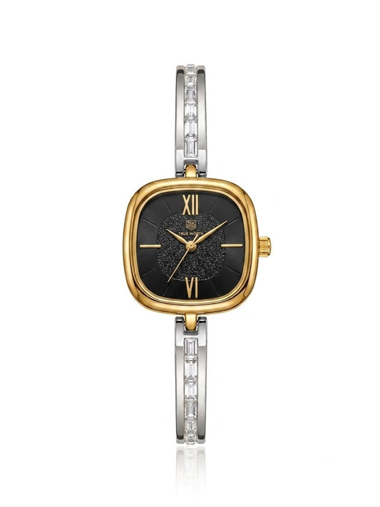 SilverXGolden serpentine dial TW watch
