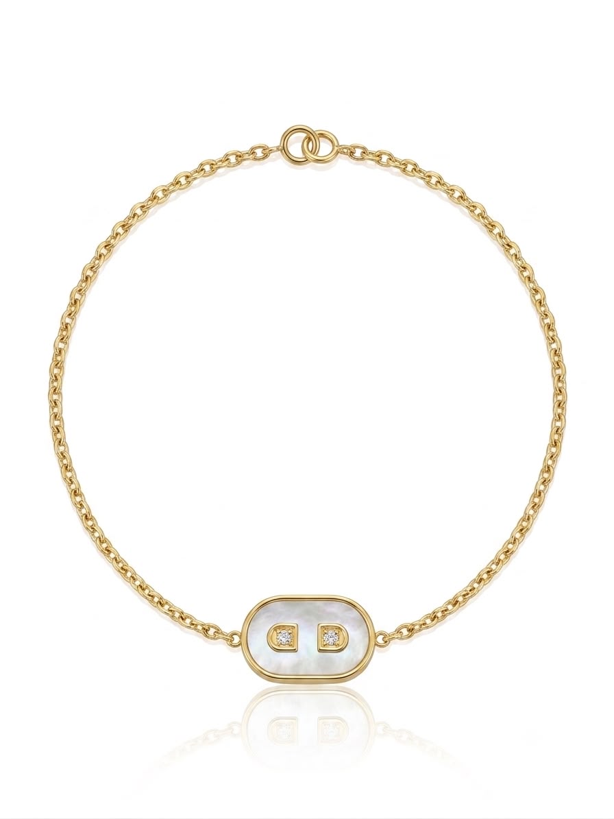 ✨Exclusive stainless steel enamel chain bracelet ✨