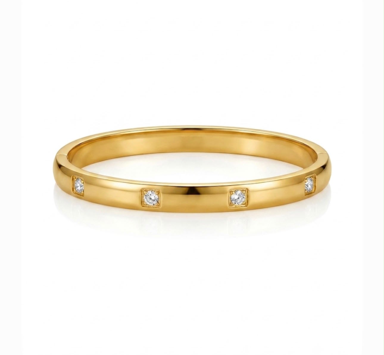 ✨Exclusive crystal Stainless steel bling cuff bracelet ✨
