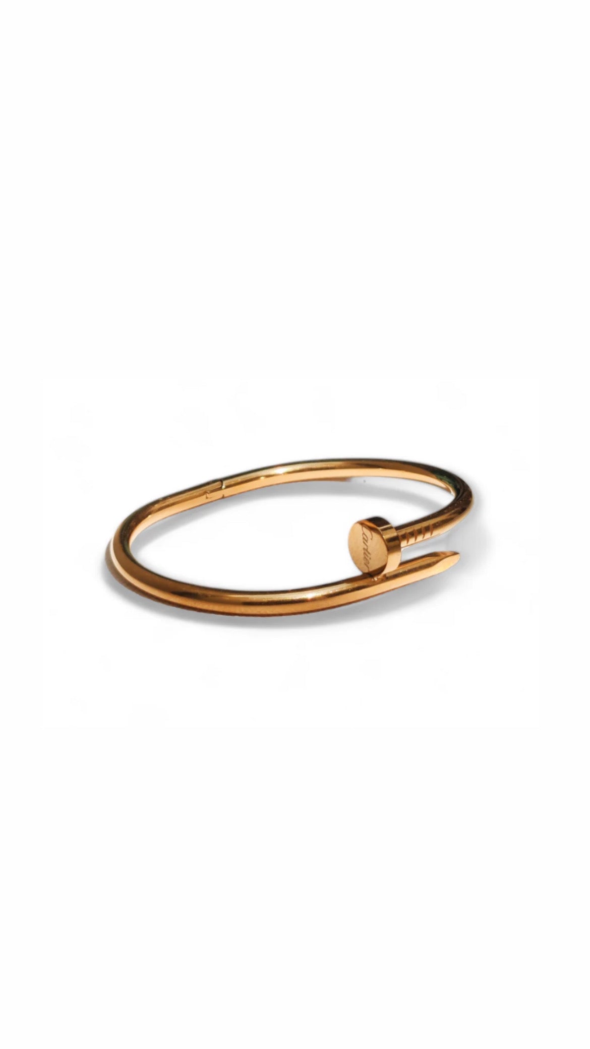 Stainless steel gold Nail bracelet