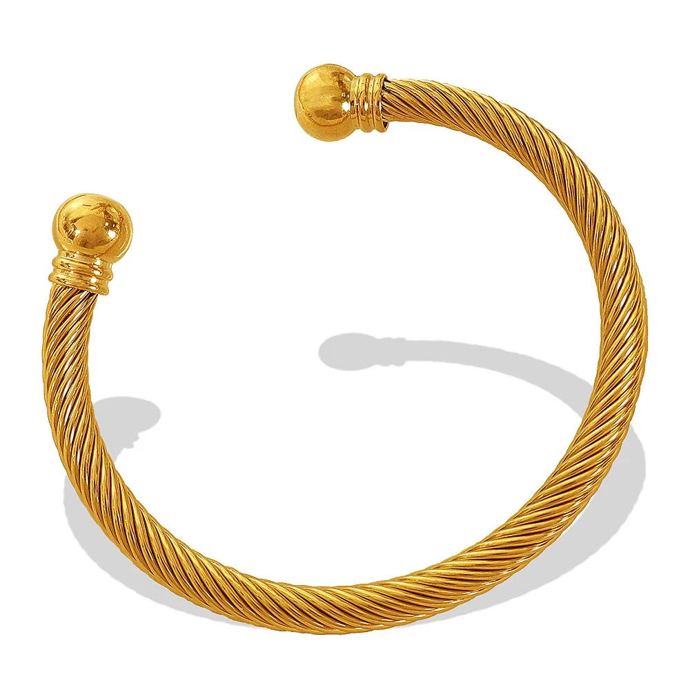 Braided Gold Zoe Bracelet