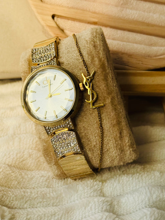 ✨Exquisite Gold Affair Perpetual Watch Stack ✨