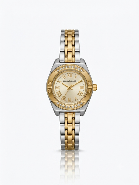 ✨Exquisite Women's Elegant Mk SilverXGold Wrist Watch✨