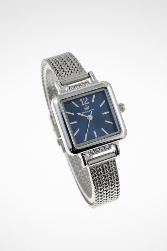 ✨Heritage SilverXBlue True Worth Link chain Watch ✨