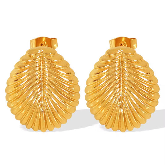 ✨Stainless steel Leaf Stud Earrings ✨