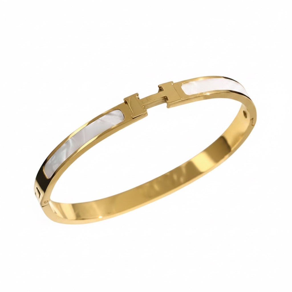 ✨High Grade A* White Enamel Cuff Bracelet ✨