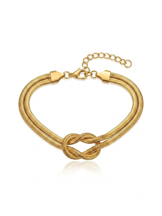 ✨Stainless steel Gold Layered snake chain Bracelet✨