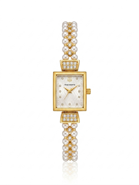 ✨Exclusive Classic Pearl Square Dial Watch✨