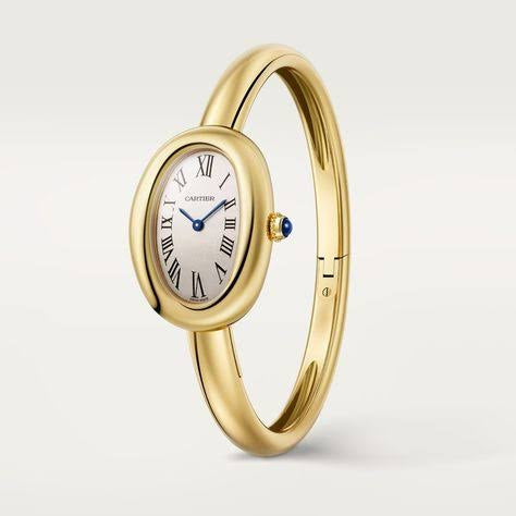 ✨ Carte Gold White Dial Classic Cuff Watch ✨