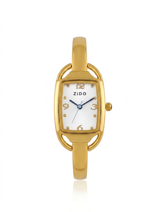 ✨Stainless steel Exclusive Ziddo White Dial Square Watch ✨