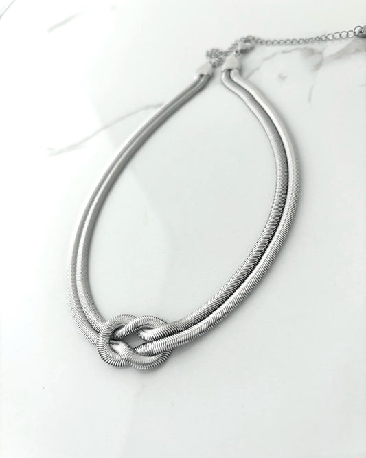 ✨Stainless steel Layered Silver Snake chain Bracelet ✨