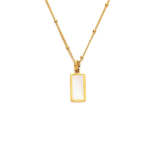 Massionaite beaded pendant - DOUBLE SIDED