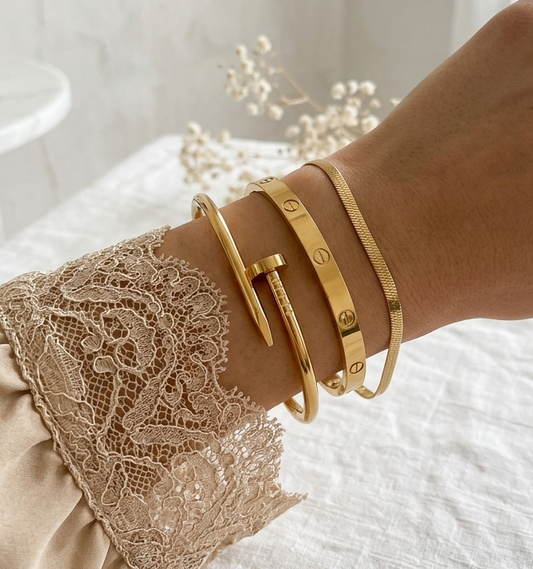 ✨Statement Gold Trio Stack ✨
