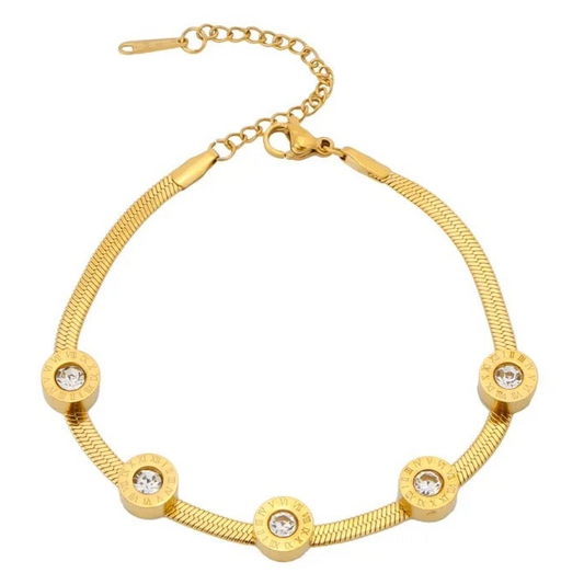 ✨Selene 18k Gold Crystal bracelet ✨