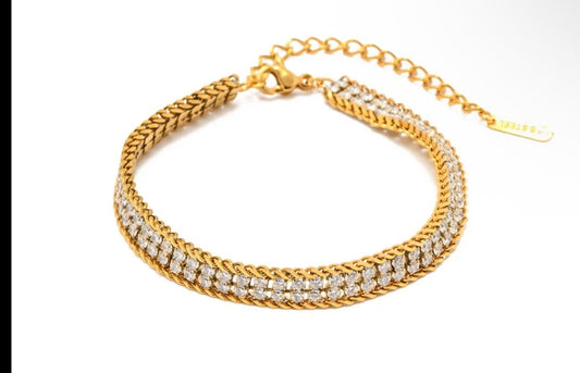 ✨22k Gold Luster chain Bracelet ✨