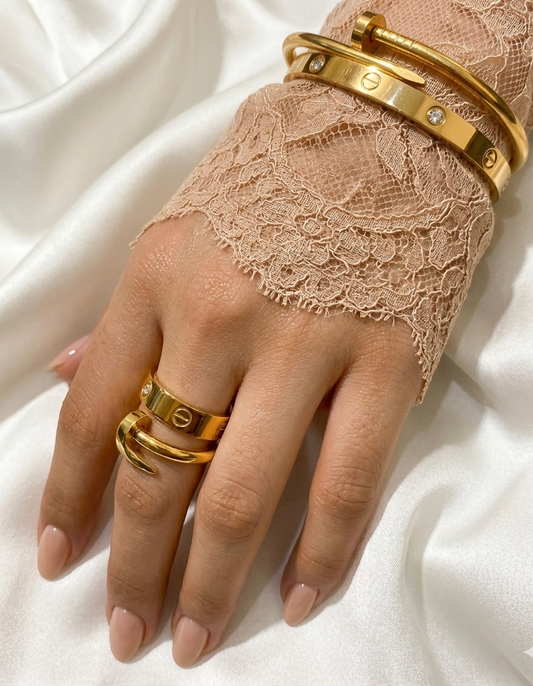 Exquisite Luxe Dream Stacking Gold Set