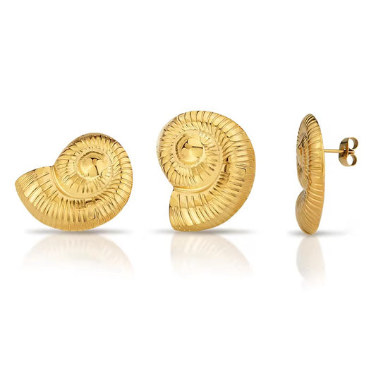 ✨Stainless steel Gold Chunky Golito Hoop earrings✨