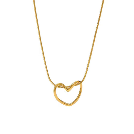 ✨Stainless steel Gold Heart Pendant ✨