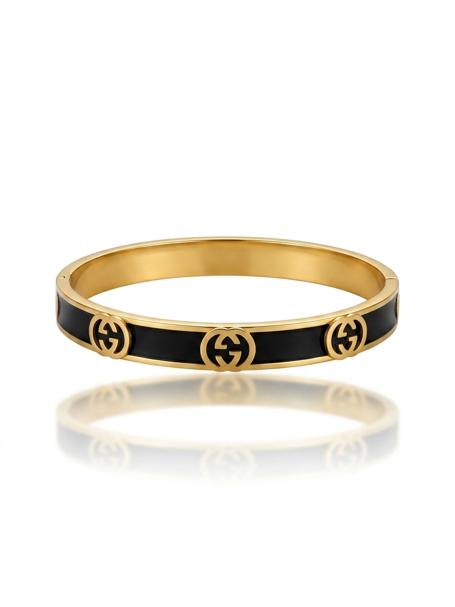 ✨Exclusive Leather Band GG Cuff bracelet ✨