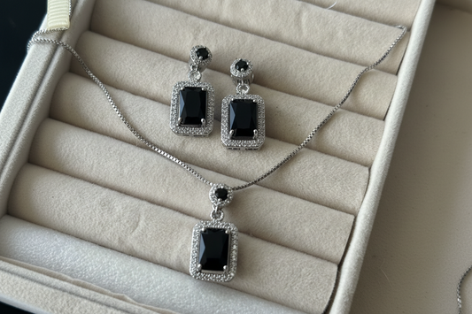 ✨Sterling Silver Zirconium Pendant tops set✨